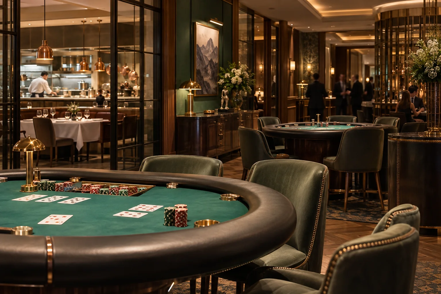 Mesas del casino presencial